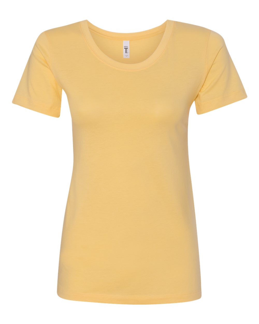 Women's Ideal T-Shirt - Front - B56918402 - Banana Cream