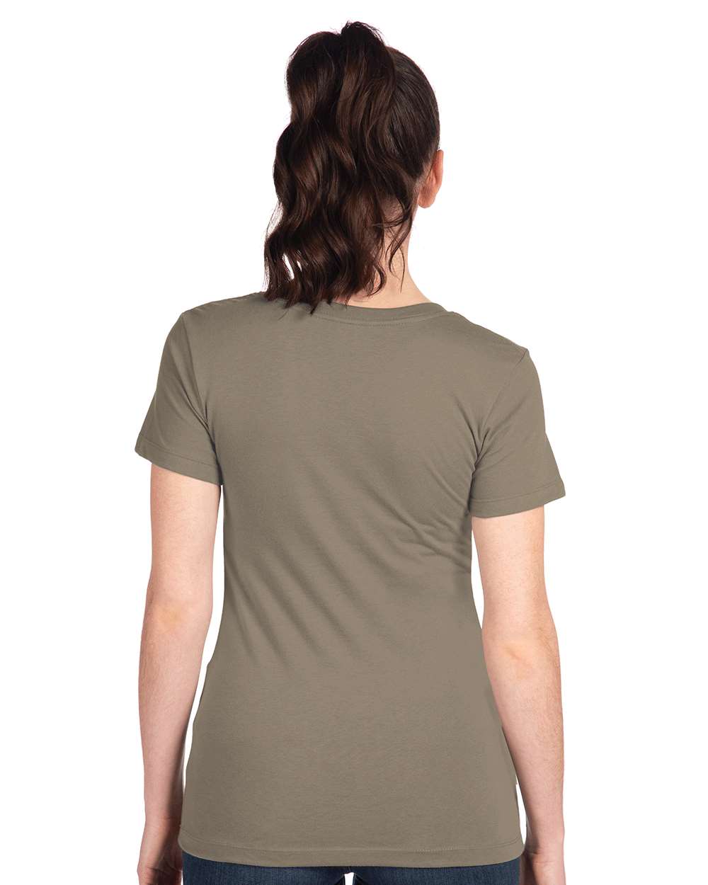 Women's Ideal T-Shirt - OnModelBack - B56918103 - Warm Grey