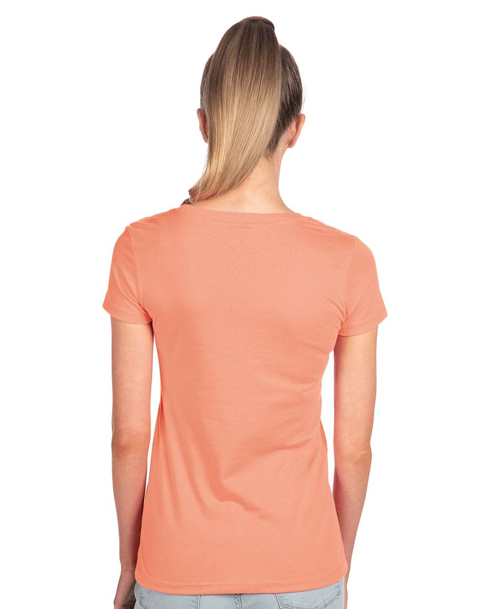 Women's Ideal T-Shirt - OnModelBack - B56918182 - Light Orange