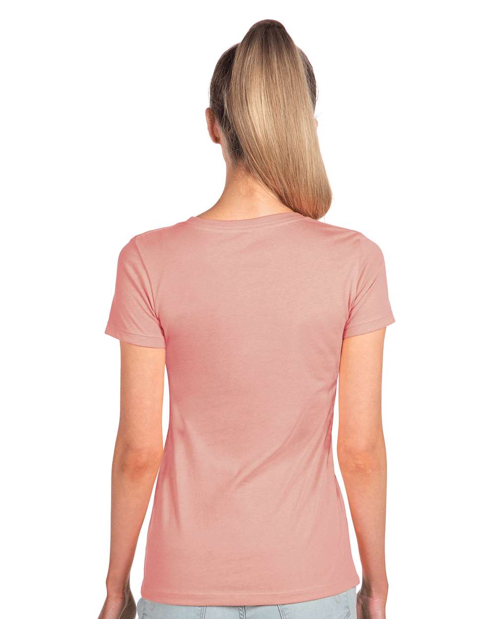 Women's Ideal T-Shirt - OnModelBack - B56918302 - Desert Pink