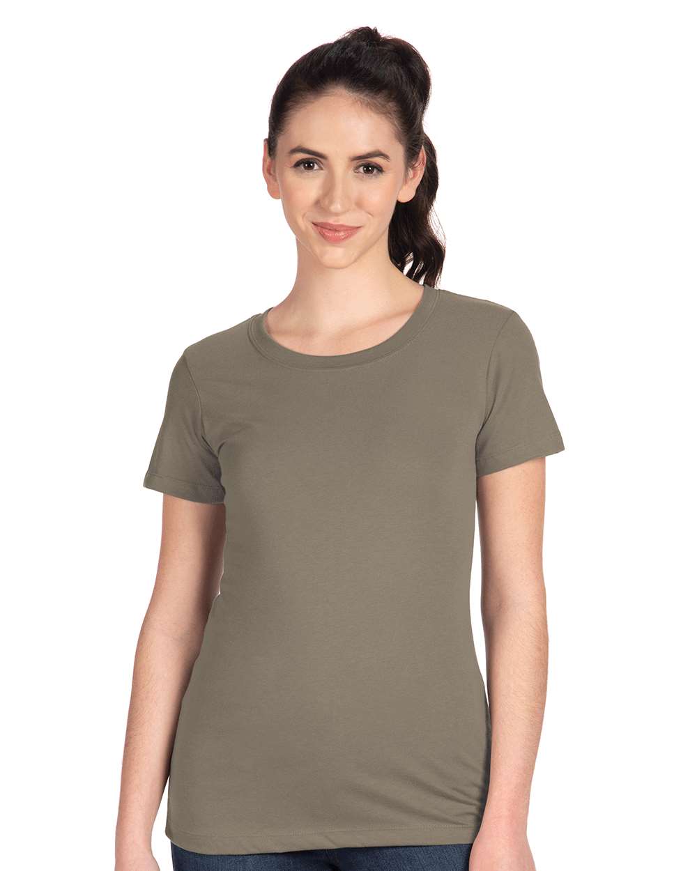 Women's Ideal T-Shirt - OnModelFront - B56918103 - Warm Grey