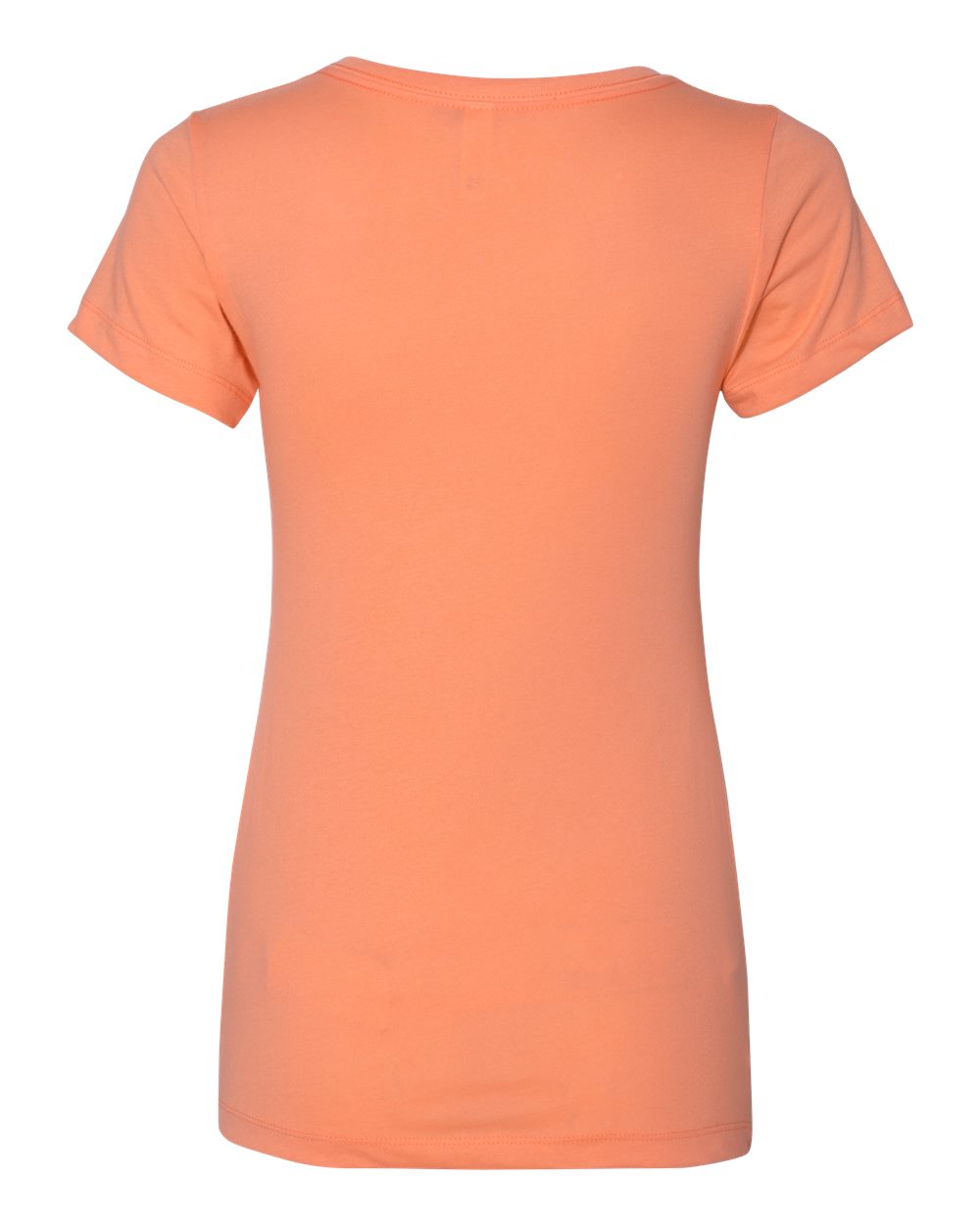 Women's Ideal V-Neck T-Shirt - Back - B57218182 - Light Orange