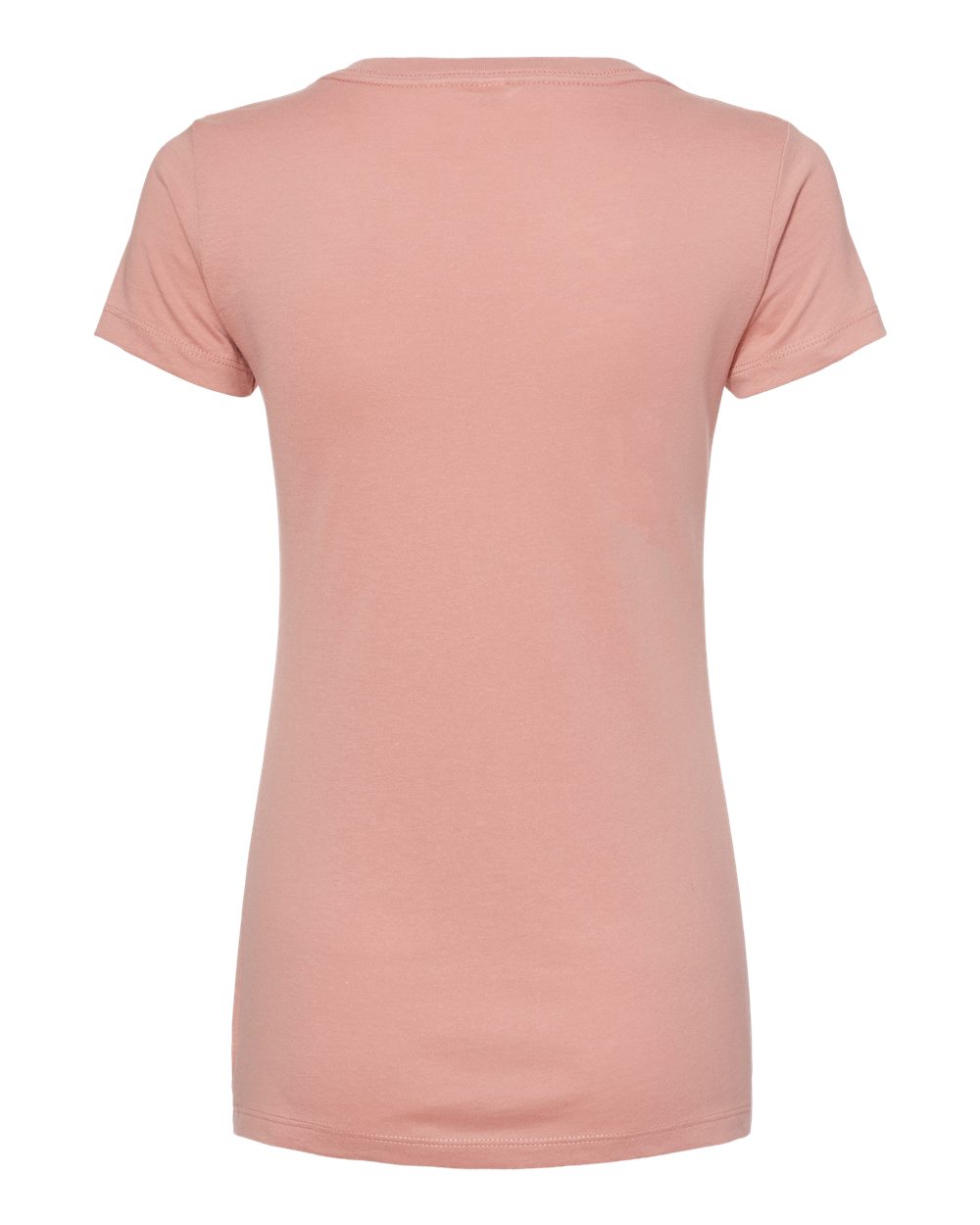 Women's Ideal V-Neck T-Shirt - Back - B57218302 - Desert Pink