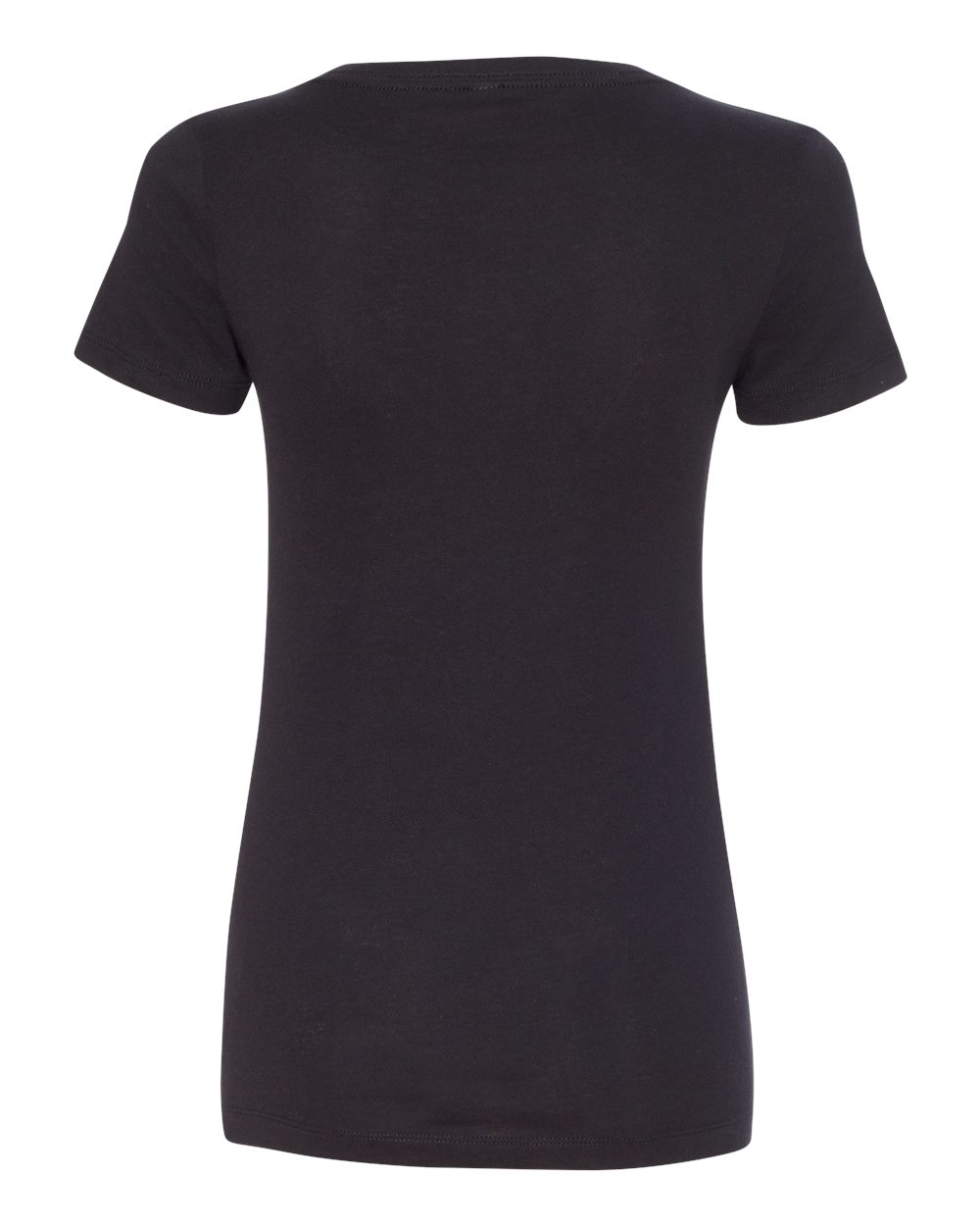 Women's Ideal V-Neck T-Shirt - Back - B57218502 - Black