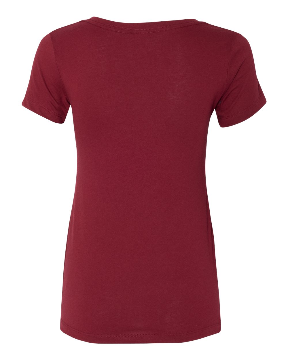 Women's Ideal V-Neck T-Shirt - Back - B57218522 - Cardinal