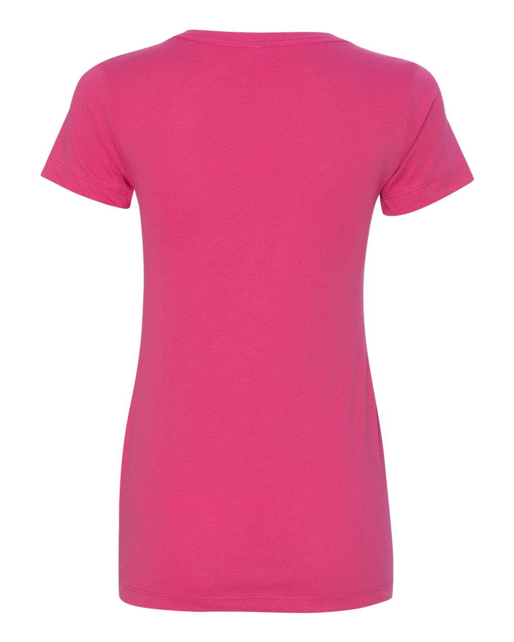 Women's Ideal V-Neck T-Shirt - Back - B57218692 - Raspberry
