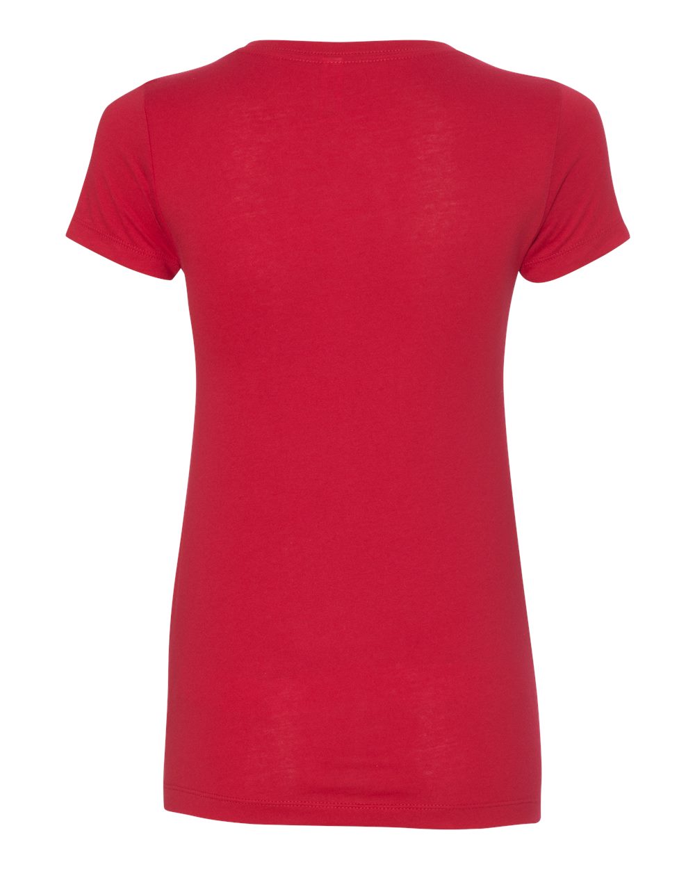 Women's Ideal V-Neck T-Shirt - Back - B57218702 - Red