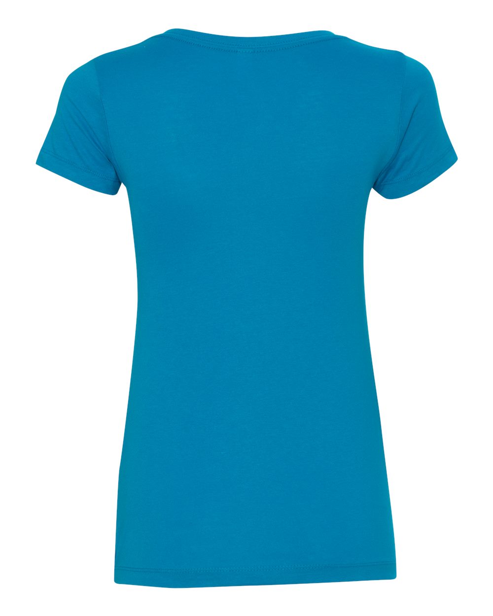 Women's Ideal V-Neck T-Shirt - Back - B57218762 - Turquoise