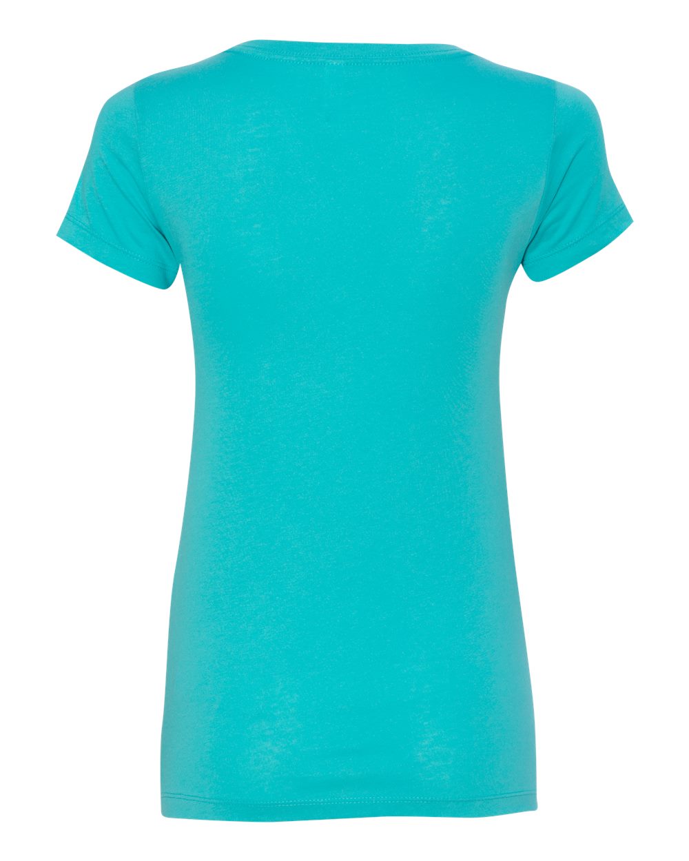 Women's Ideal V-Neck T-Shirt - Back - B57218972 - Tahiti Blue