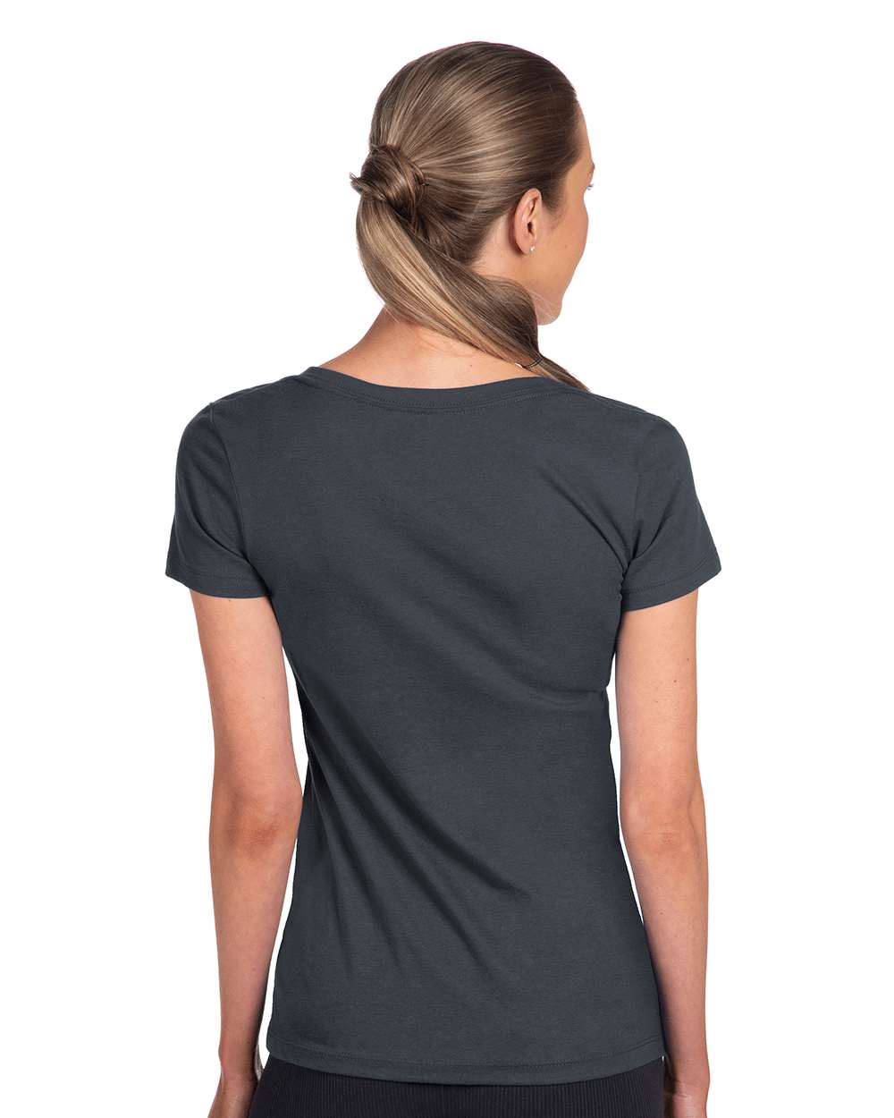 Women's Ideal V-Neck T-Shirt - OnModelBack - B57218682 - Indigo