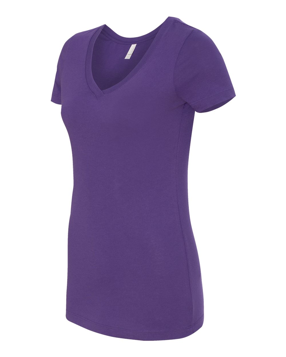Women's Ideal V-Neck T-Shirt - Side - B57218672 - Purple Rush