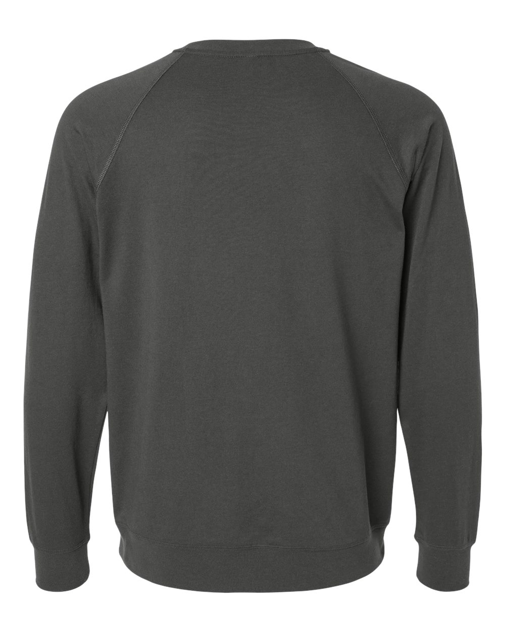 Unisex Laguna Raglan Crewneck Sweatshirt - Back - B26918092 - Heavy Metal