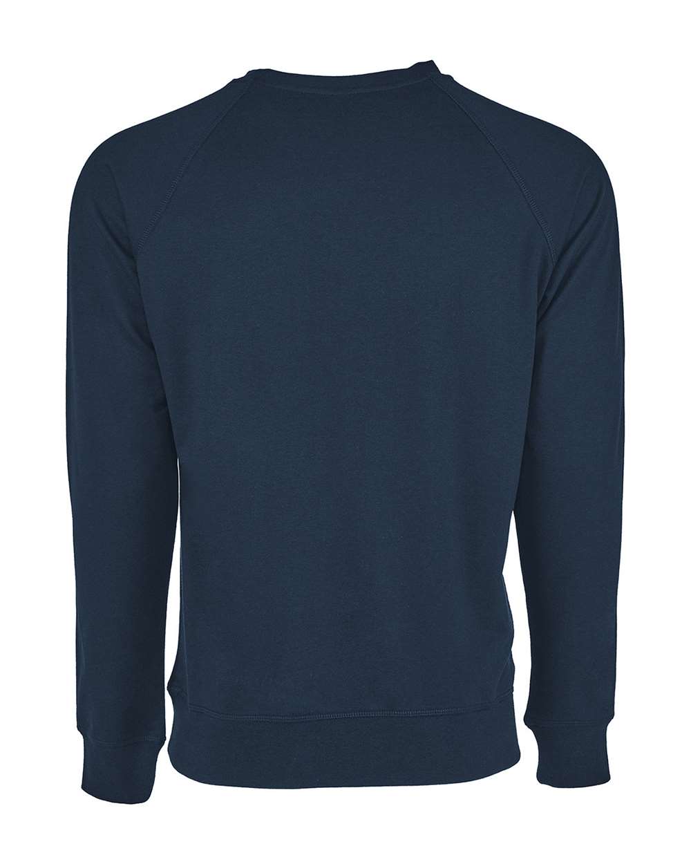 Unisex Laguna Raglan Crewneck Sweatshirt - Back - B26918252 - Cool Blue