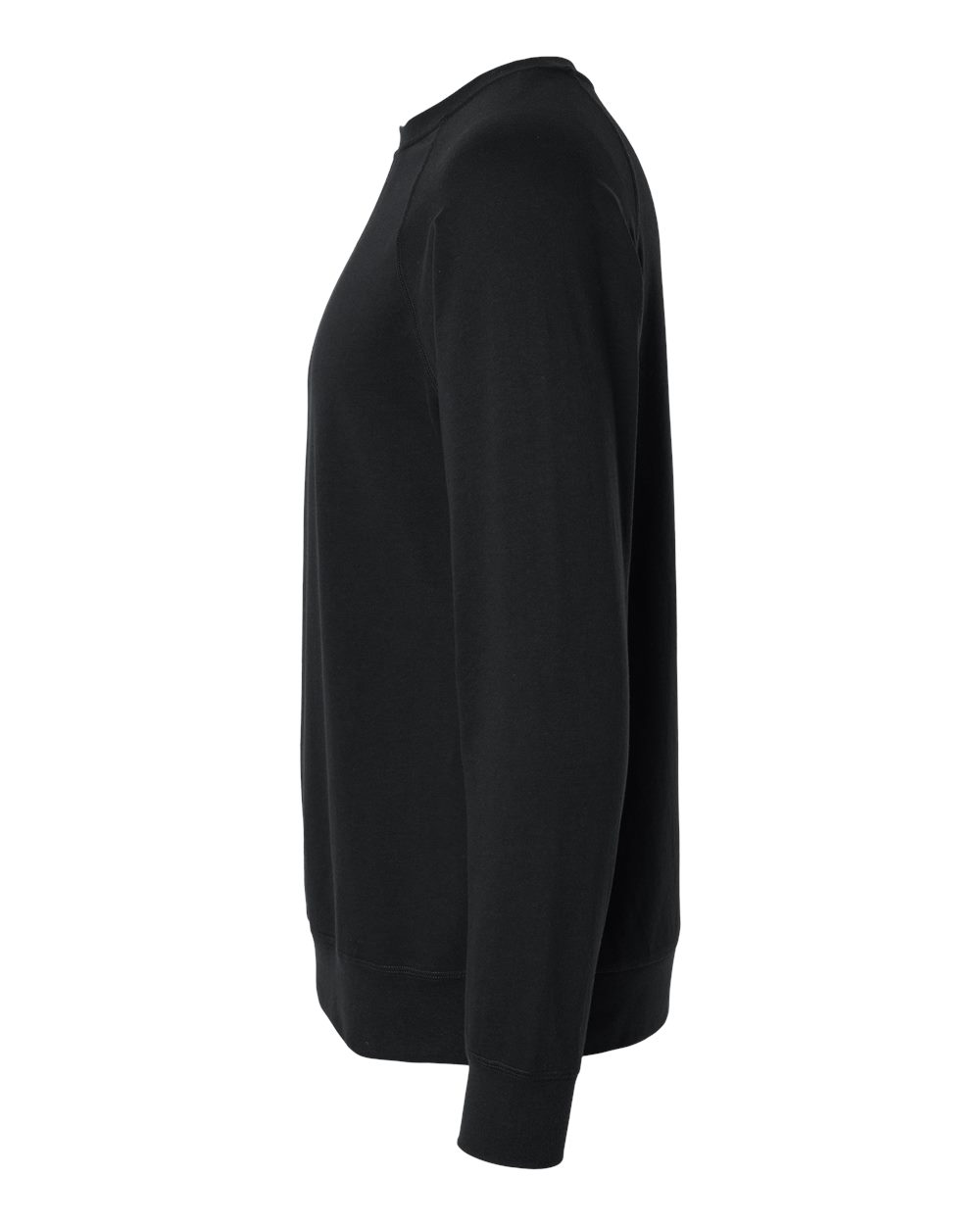 Unisex Laguna Raglan Crewneck Sweatshirt - DirectSide - B26918502 - Black