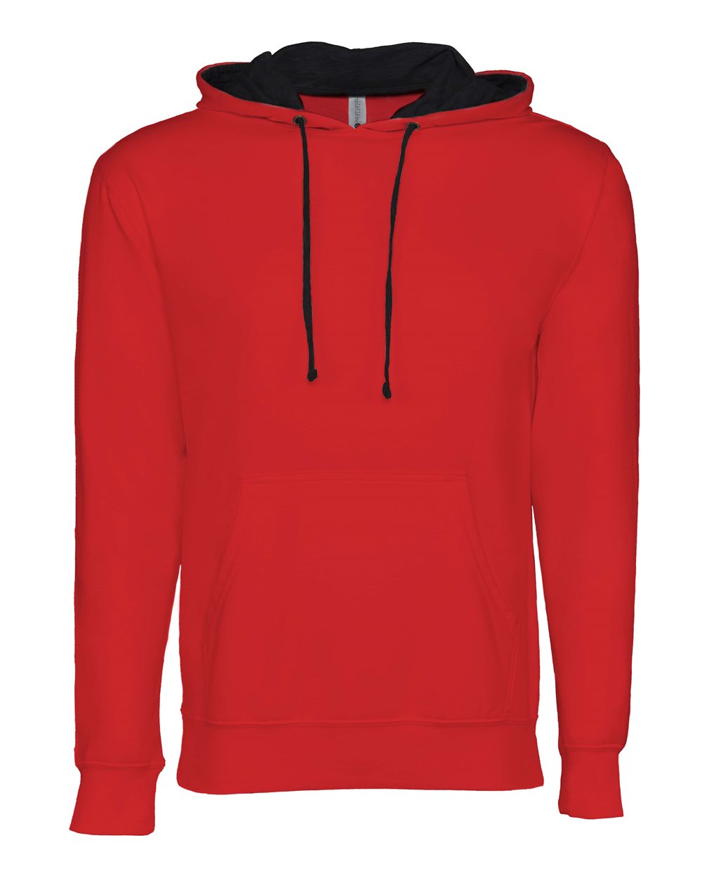 Unisex Laguna Hoodie Sweatshirt - Front - B27318702 - Red/ Black