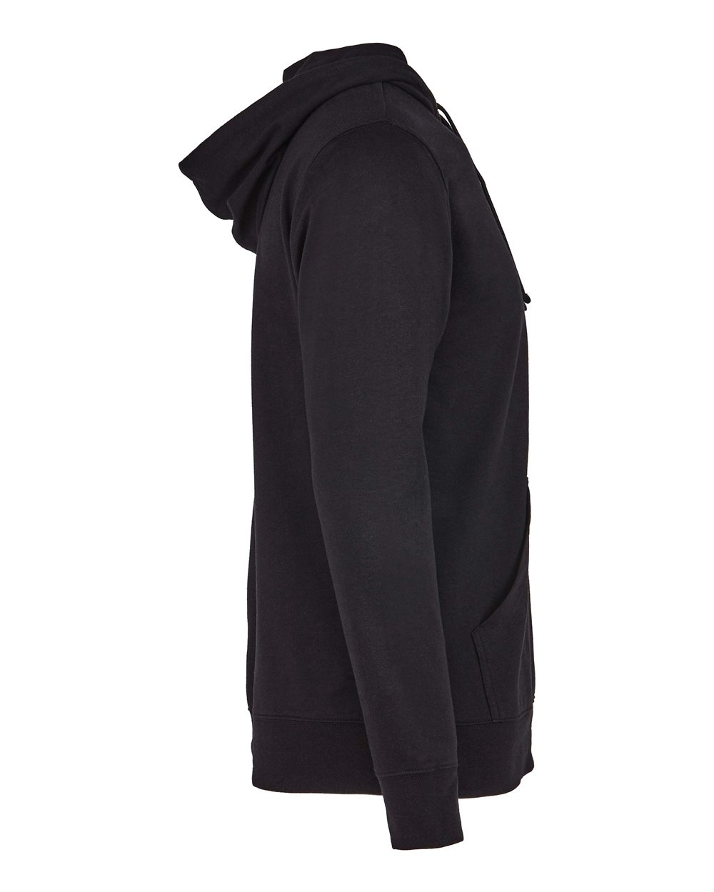 Unisex Laguna Hoodie Sweatshirt - Side - B27318502 - Black/ Black