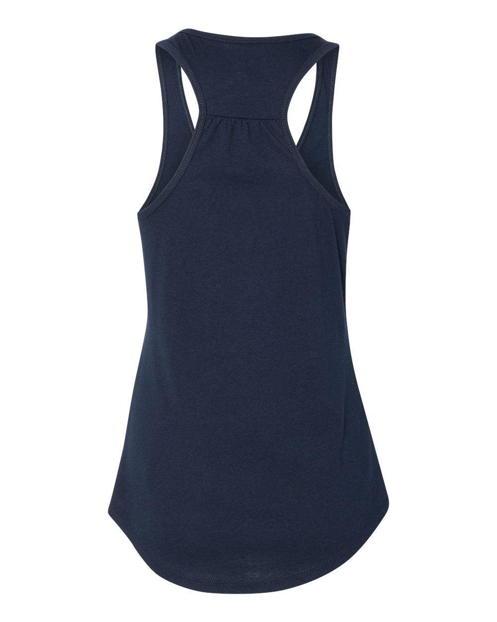 Women's Gathered Racerback Tank - Back - B38918652 - Midnight Navy