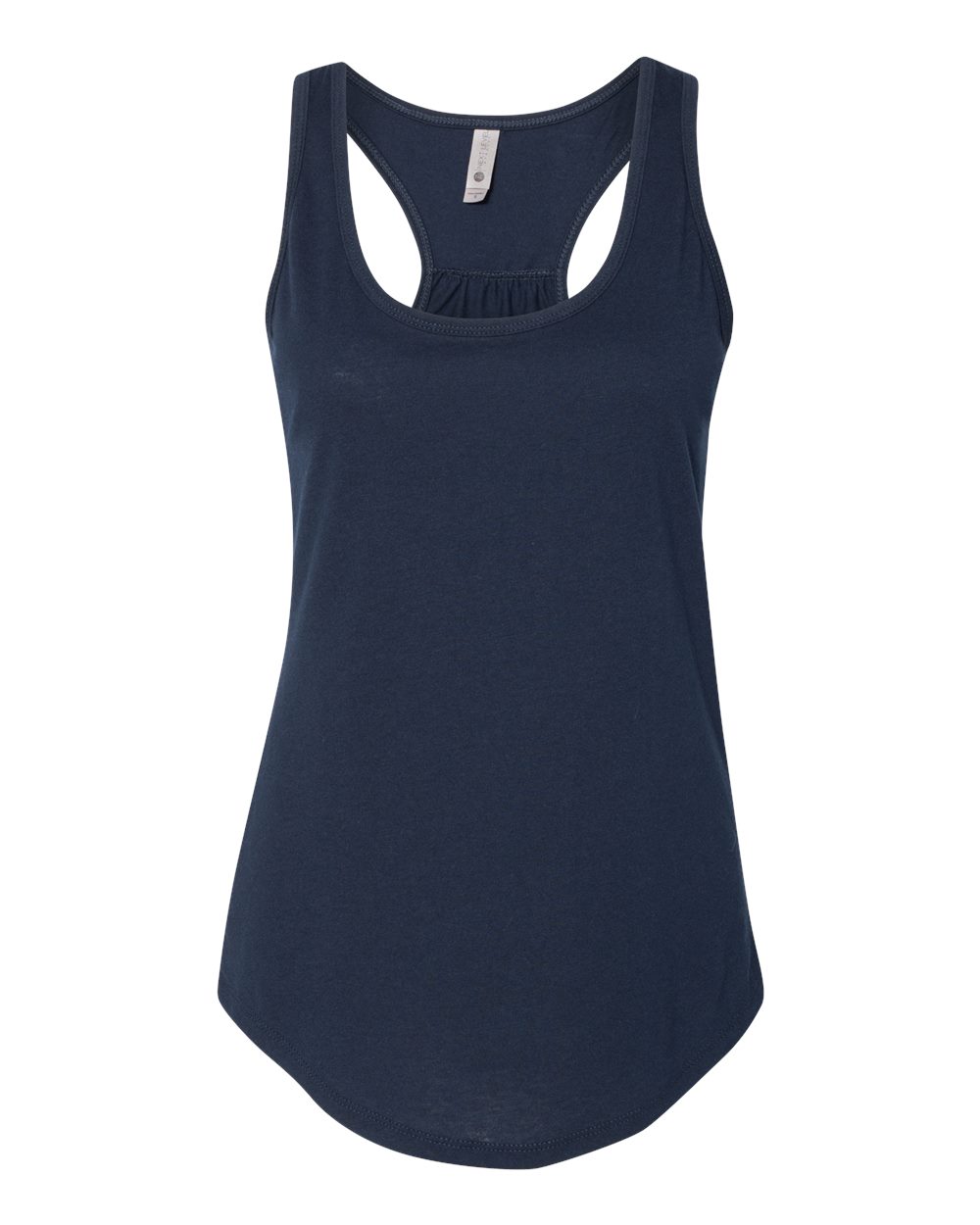 Women's Gathered Racerback Tank - Front - B38918652 - Midnight Navy