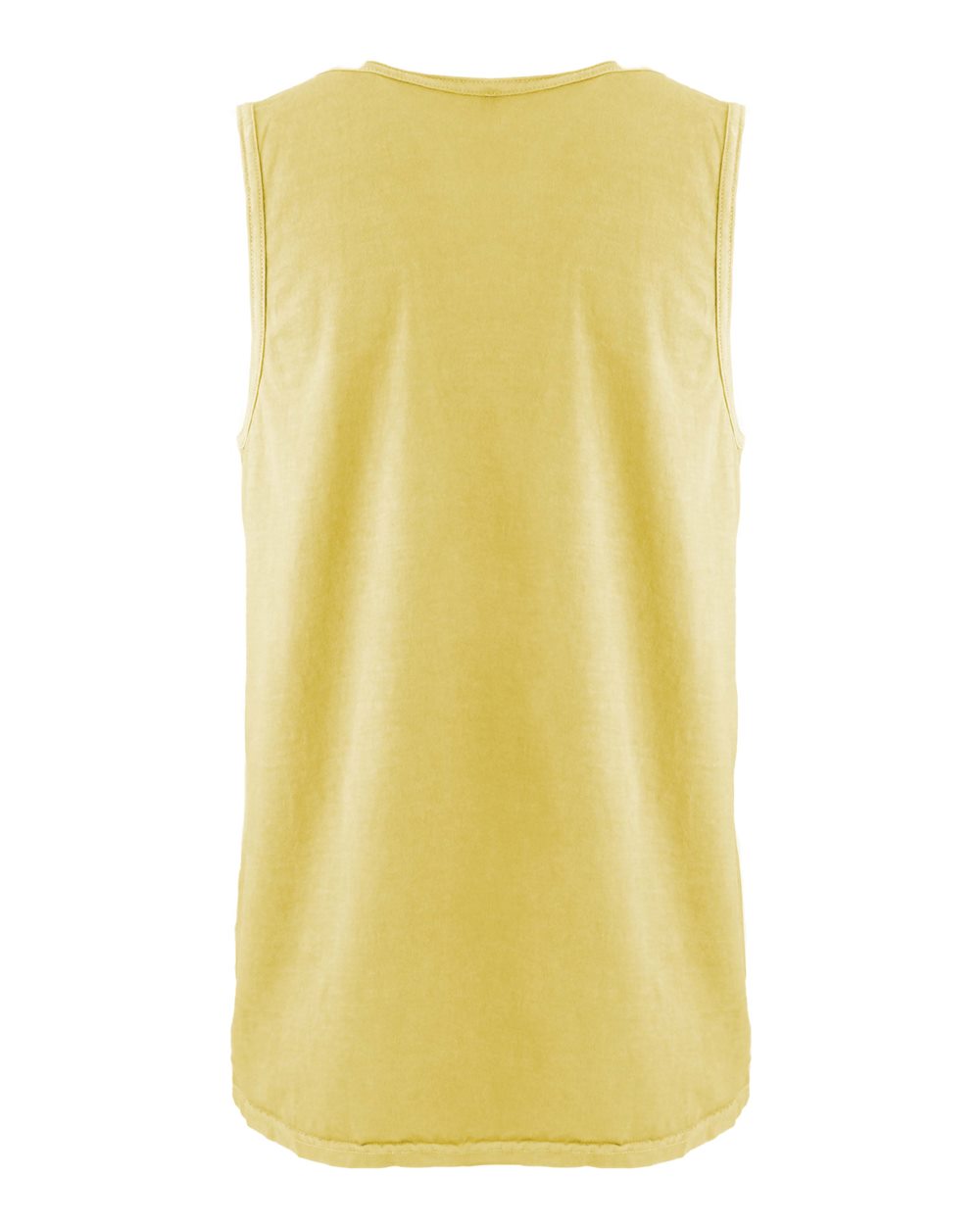 Unisex Inspired Dye Tank - Back - B39718982 - Blonde