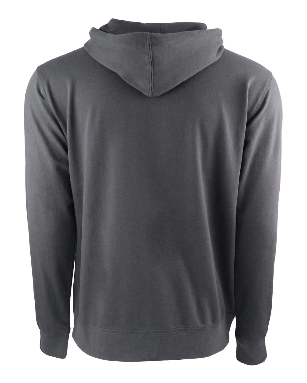 Unisex Laguna Full-Zip Hoodie Sweatshirt - Back - B40018092 - Heavy Metal/ Heavy Metal