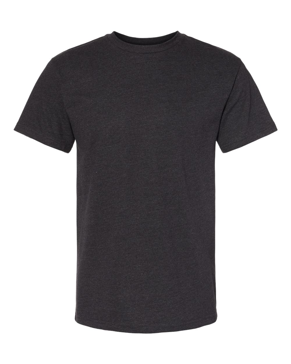 Unisex Eco Heavyweight T-Shirt - Front - B20218515 - Heather Black
