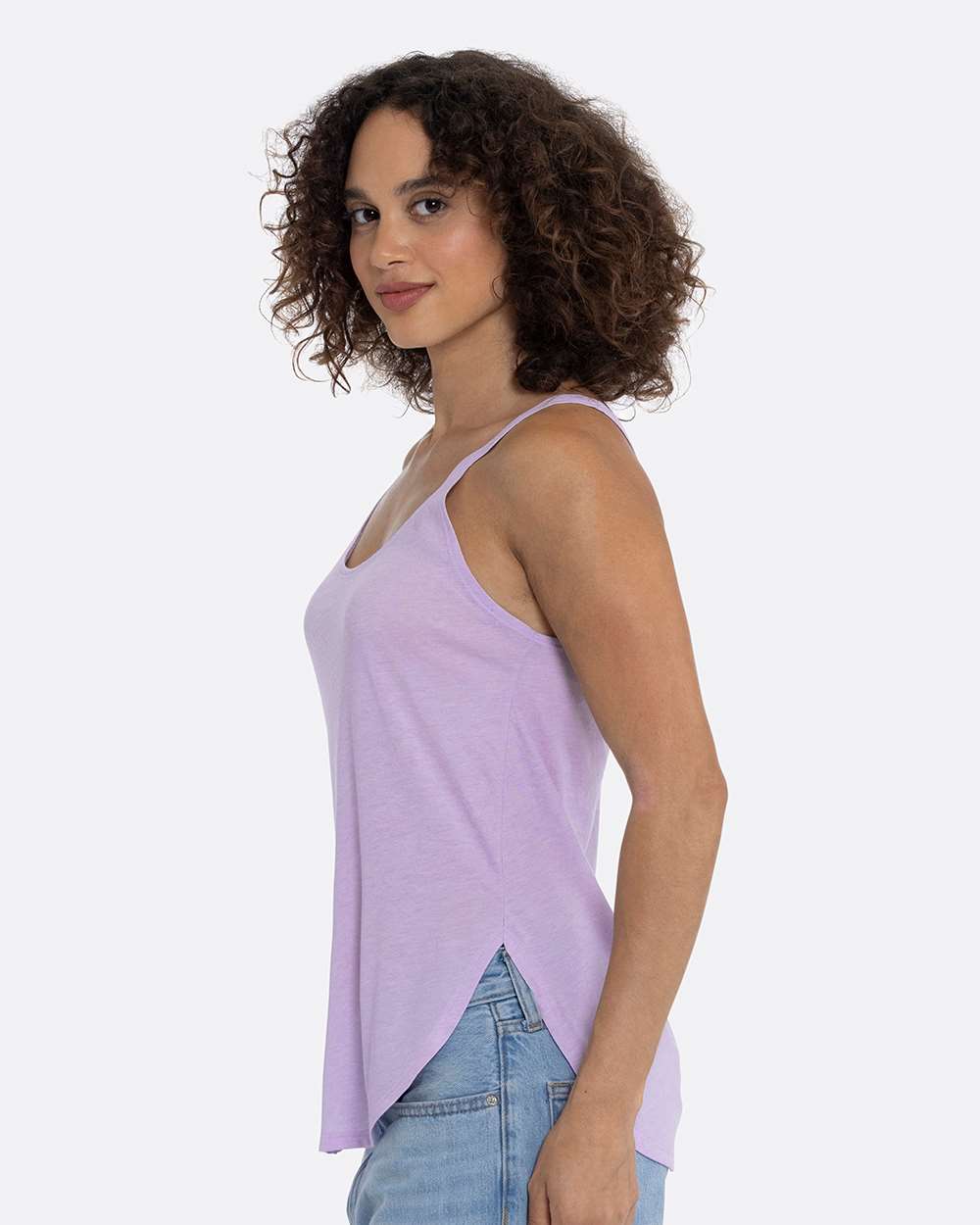 Women's Festival Tank - OnModelSide - B20318122 - Lavender