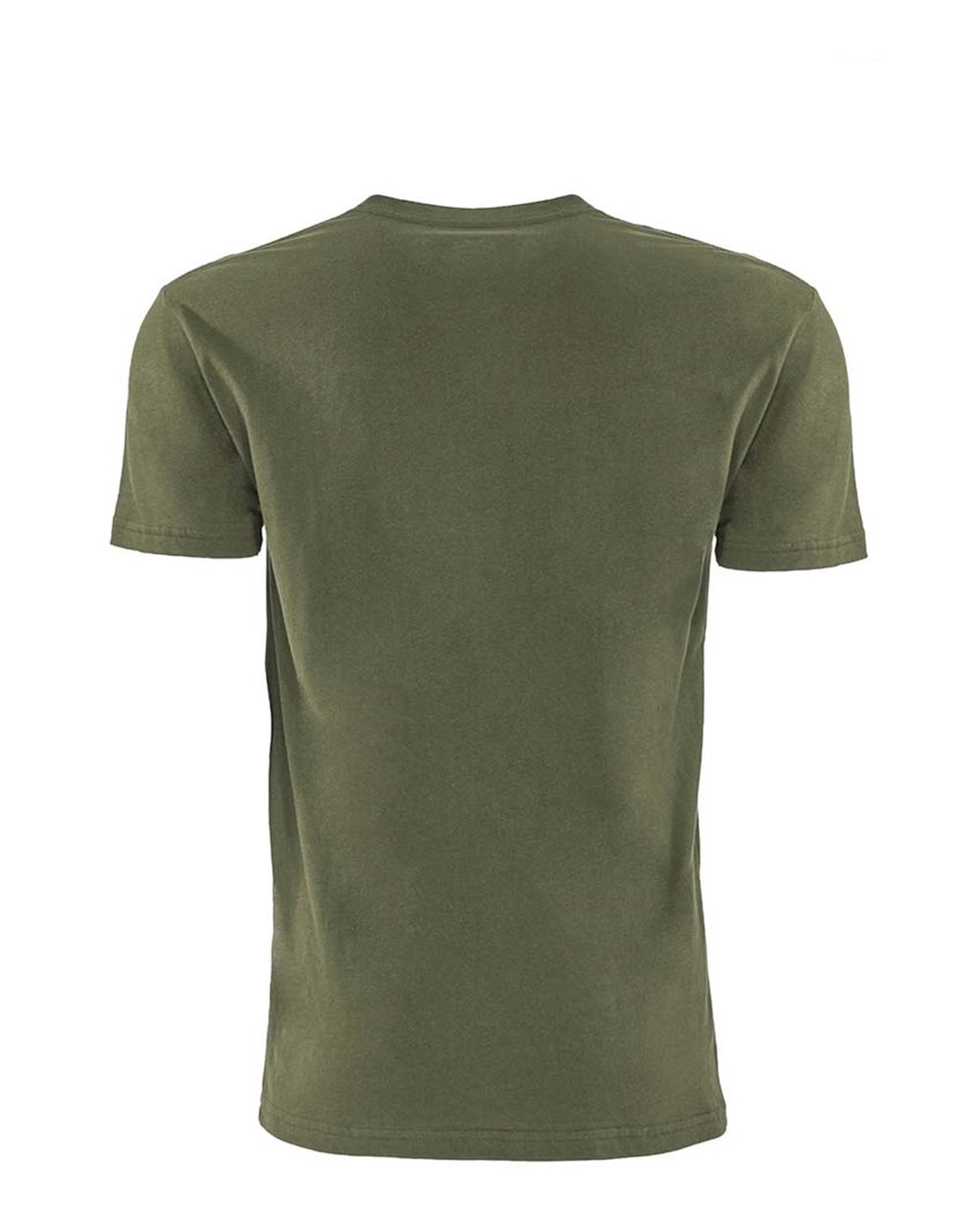 Unisex Cotton Pocket T-Shirt - Back - B21618062 - Military Green