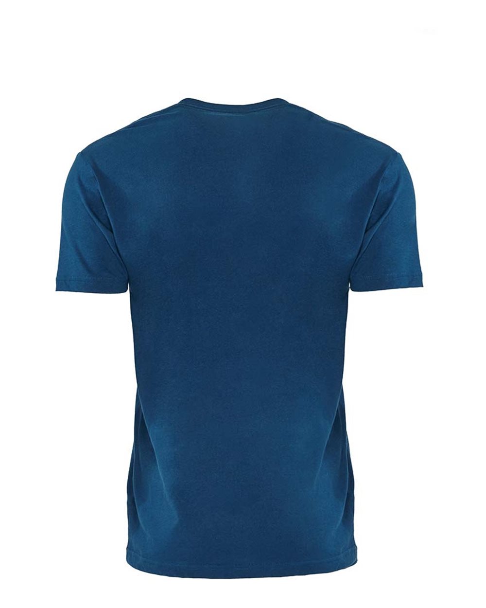 Unisex Cotton Pocket T-Shirt - Back - B21618252 - Cool Blue