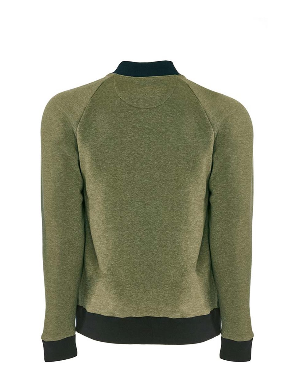 Unisex Malibu Bomber Jacket - Back - B21318062 - Heather Military Green