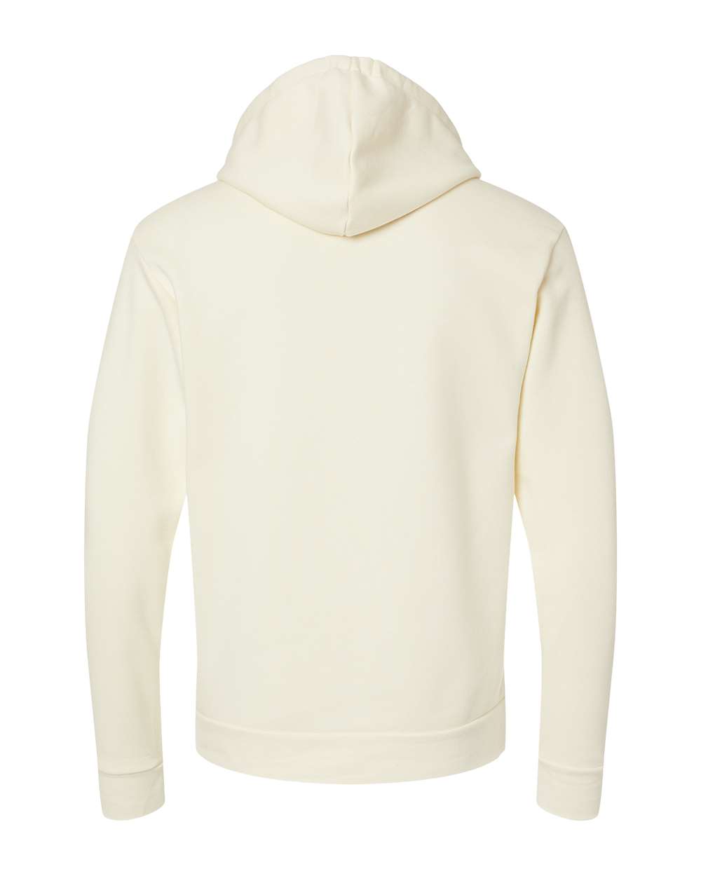 Unisex Santa Barbara Hoodie Sweatshirt - Back - B21118012 - Natural