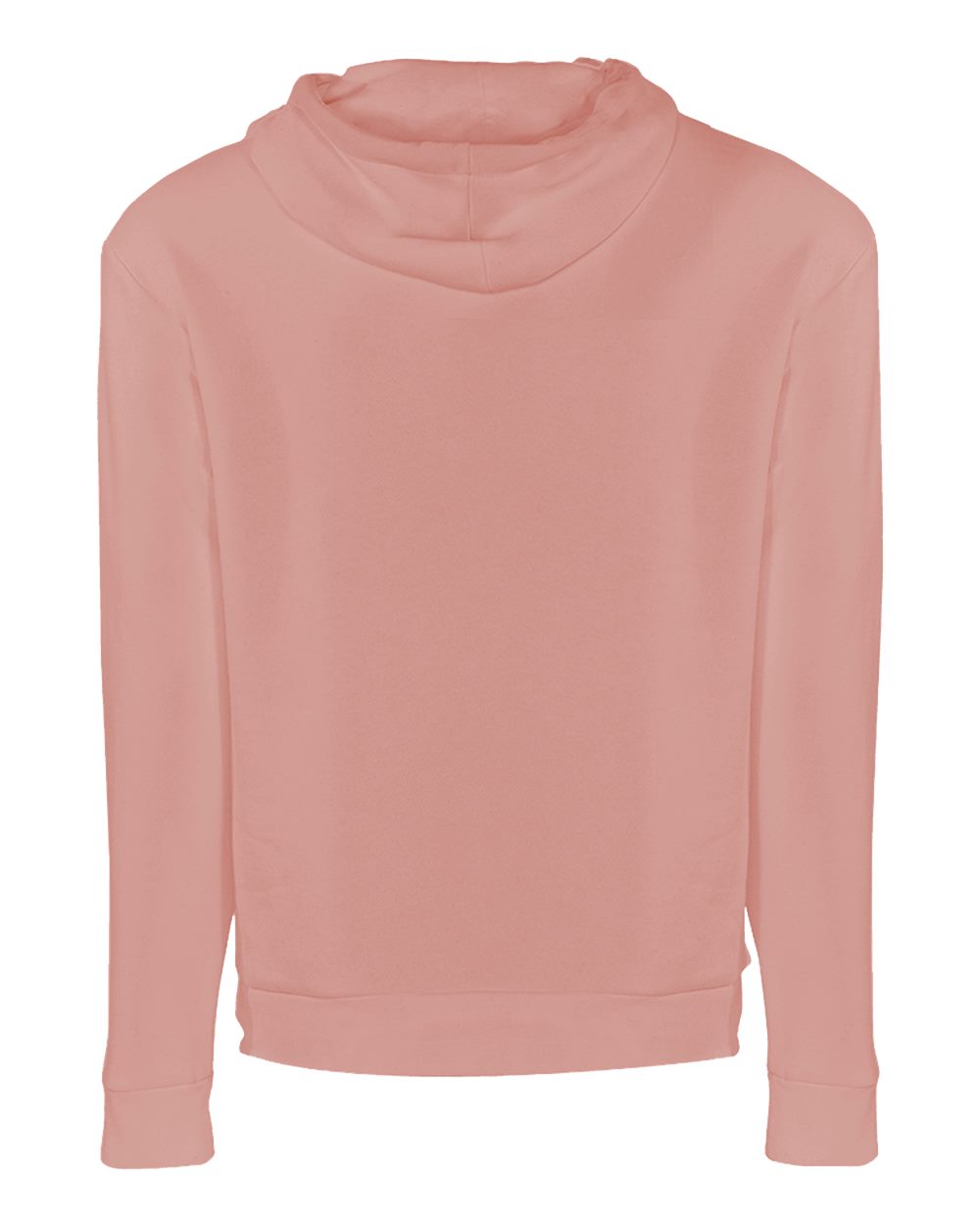 Unisex Santa Barbara Hoodie Sweatshirt - Back - B21118302 - Desert Pink