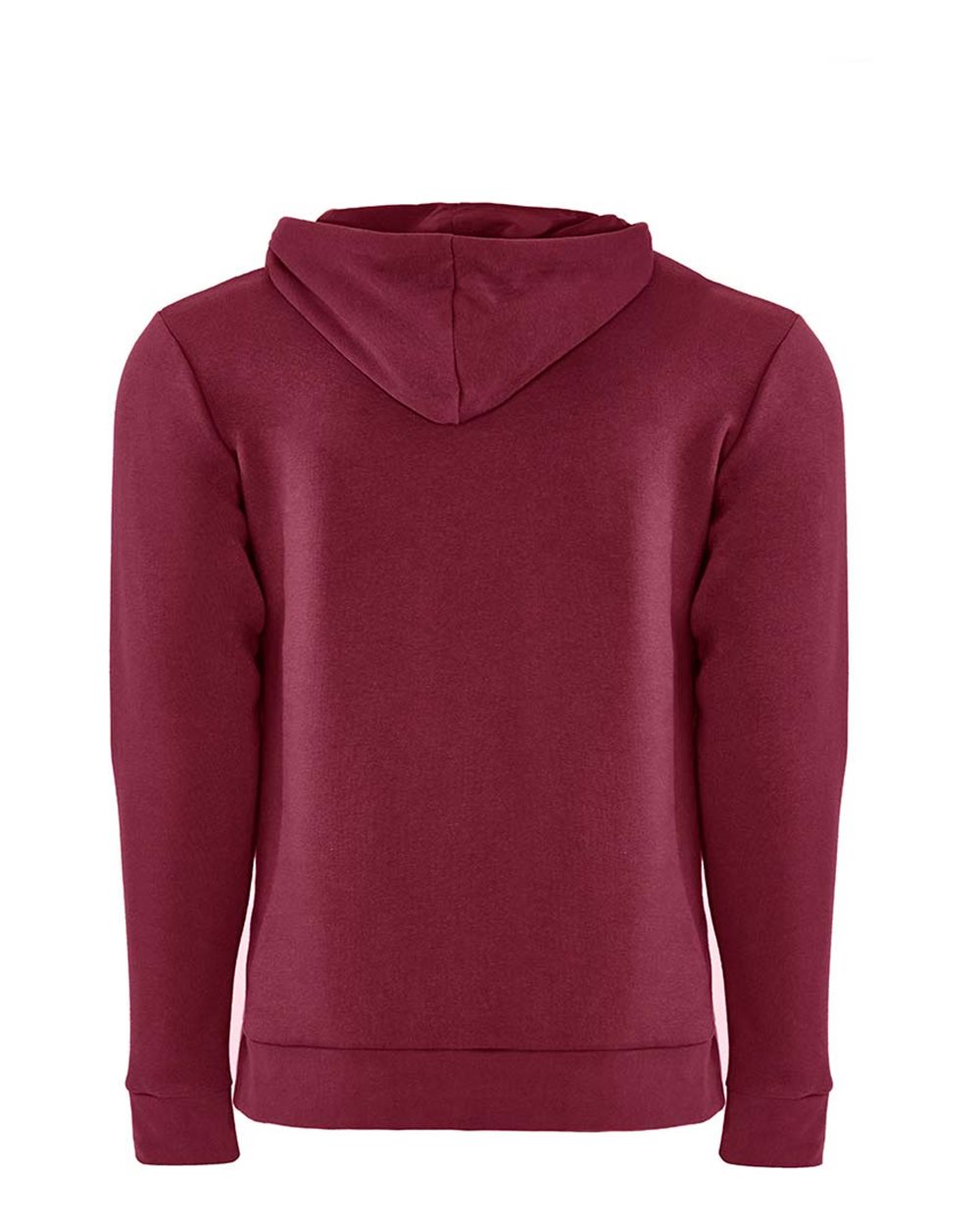 Unisex Santa Barbara Hoodie Sweatshirt - Back - B21118522 - Cardinal