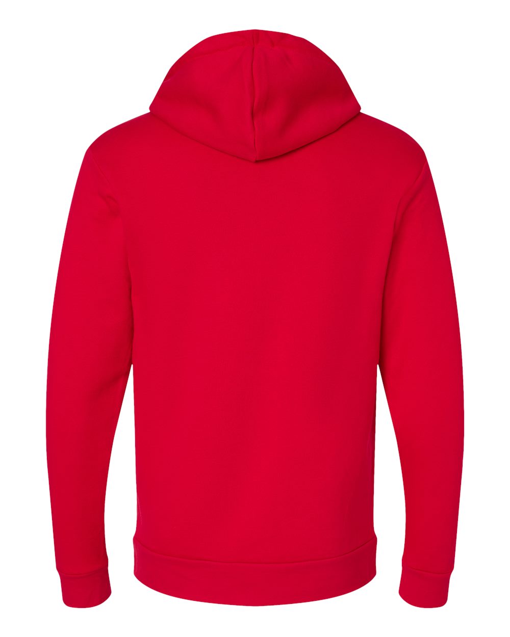 Unisex Santa Barbara Hoodie Sweatshirt - Back - B21118702 - Red