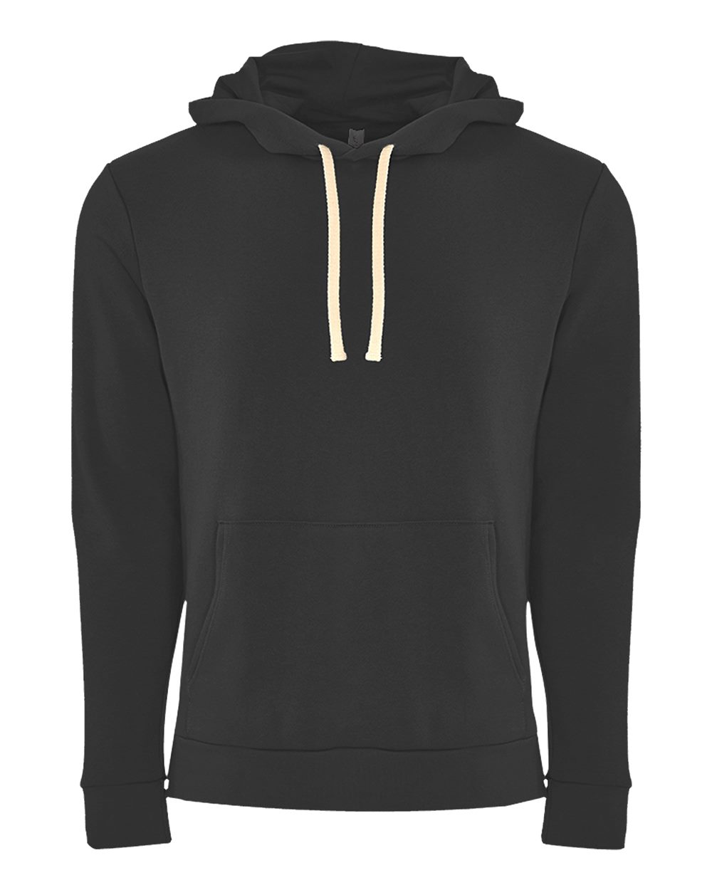Unisex Santa Barbara Hoodie Sweatshirt - Front - B21118512 - Graphite Black