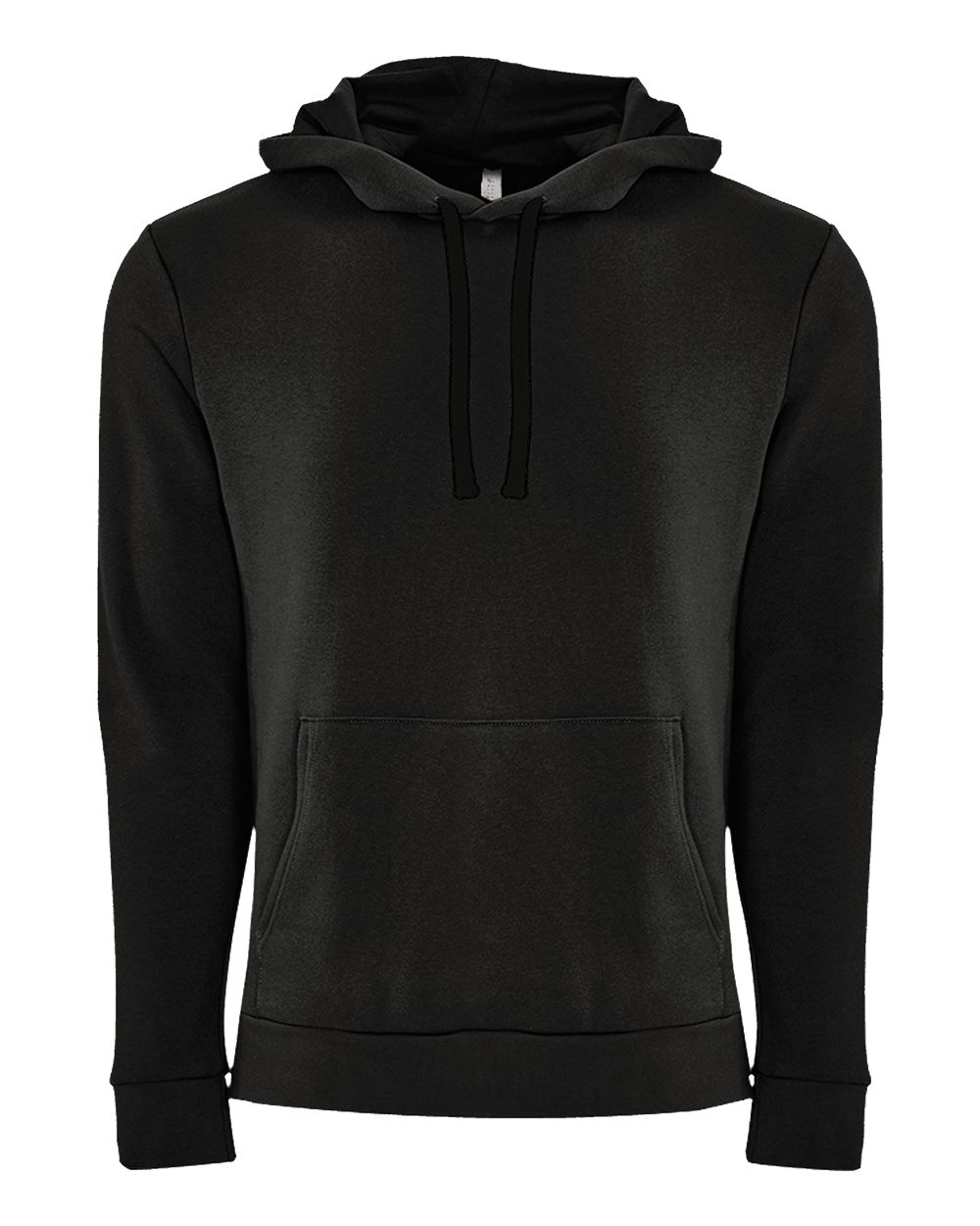 Unisex Santa Barbara Hoodie Sweatshirt - Front - B21118562 - Black/ Black