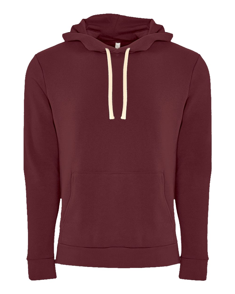 Unisex Santa Barbara Hoodie Sweatshirt - Front - B21118992 - Oxblood