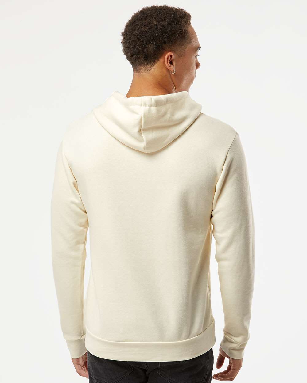 Unisex Santa Barbara Hoodie Sweatshirt - OnModelBack - B21118012 - Natural