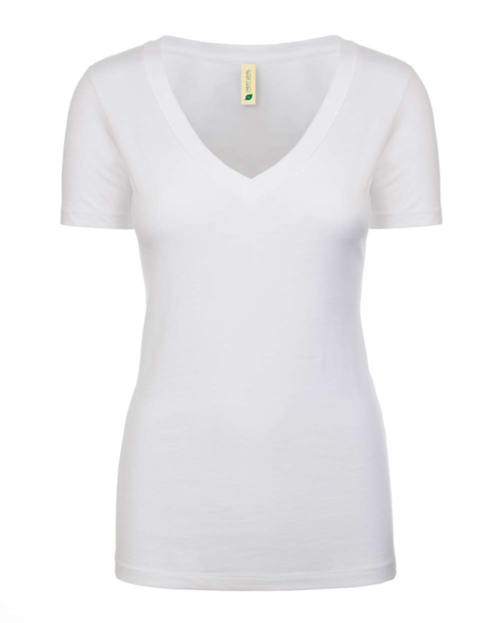 Women's Eco Performance V-Neck T-Shirt - Front - B00818003 - White