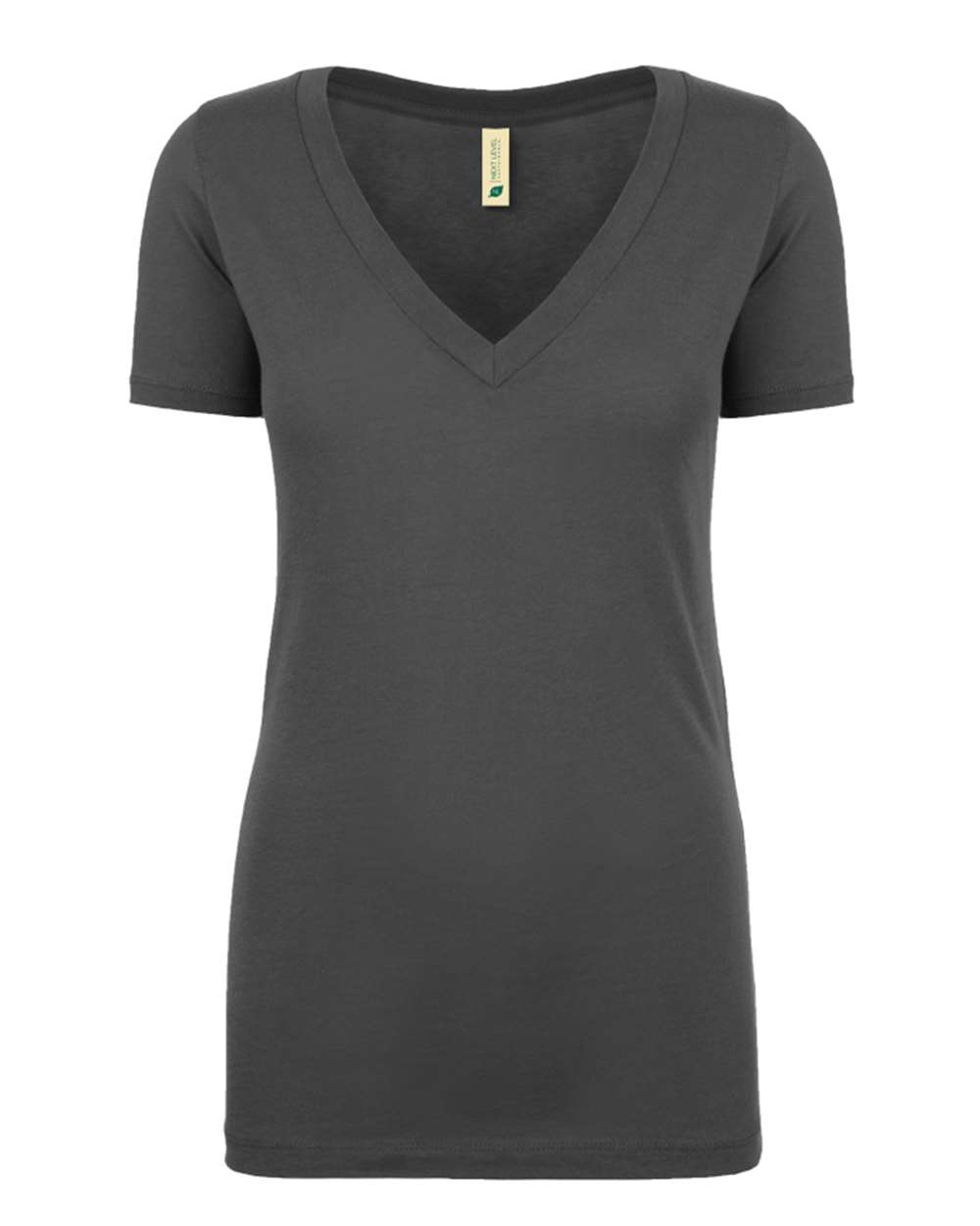 Women's Eco Performance V-Neck T-Shirt - Front - B00818093 - Heavy Metal