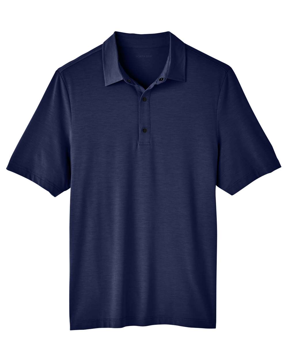 Men's JAQ Snap-Up Stretch Performance Polo - Front - B157D3653 - Classic Navy