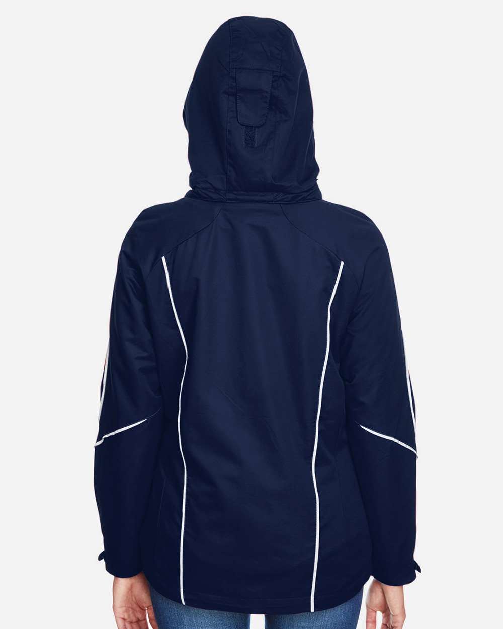 Women's Angle 3-in-1 Jacket with Bonded Fleece Liner - OnModelBack - B120D3652 - Night