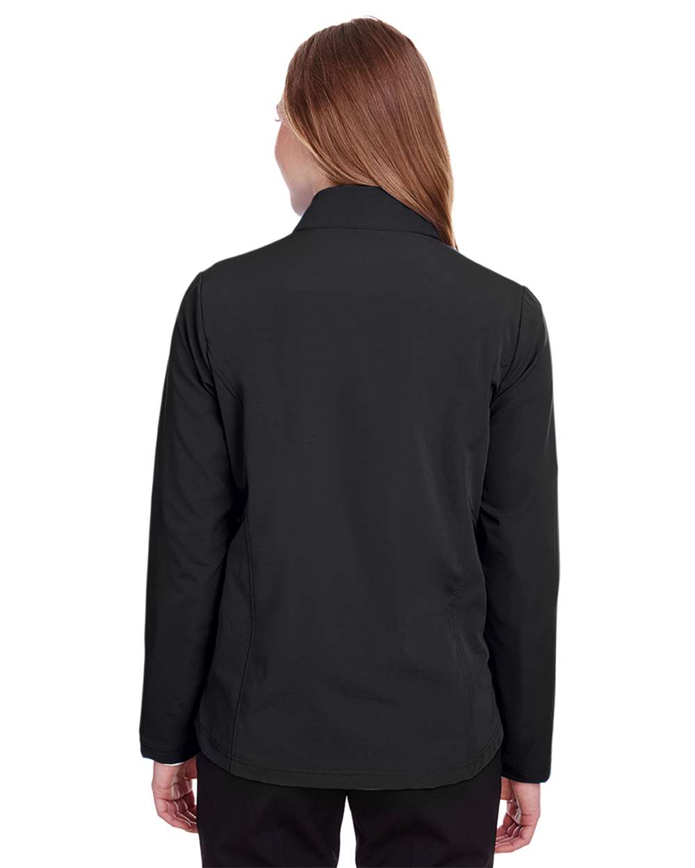 Women's Quest Stretch Quarter-Zip Pullover - OnModelBack - B173D3508 - Black/ Carbon