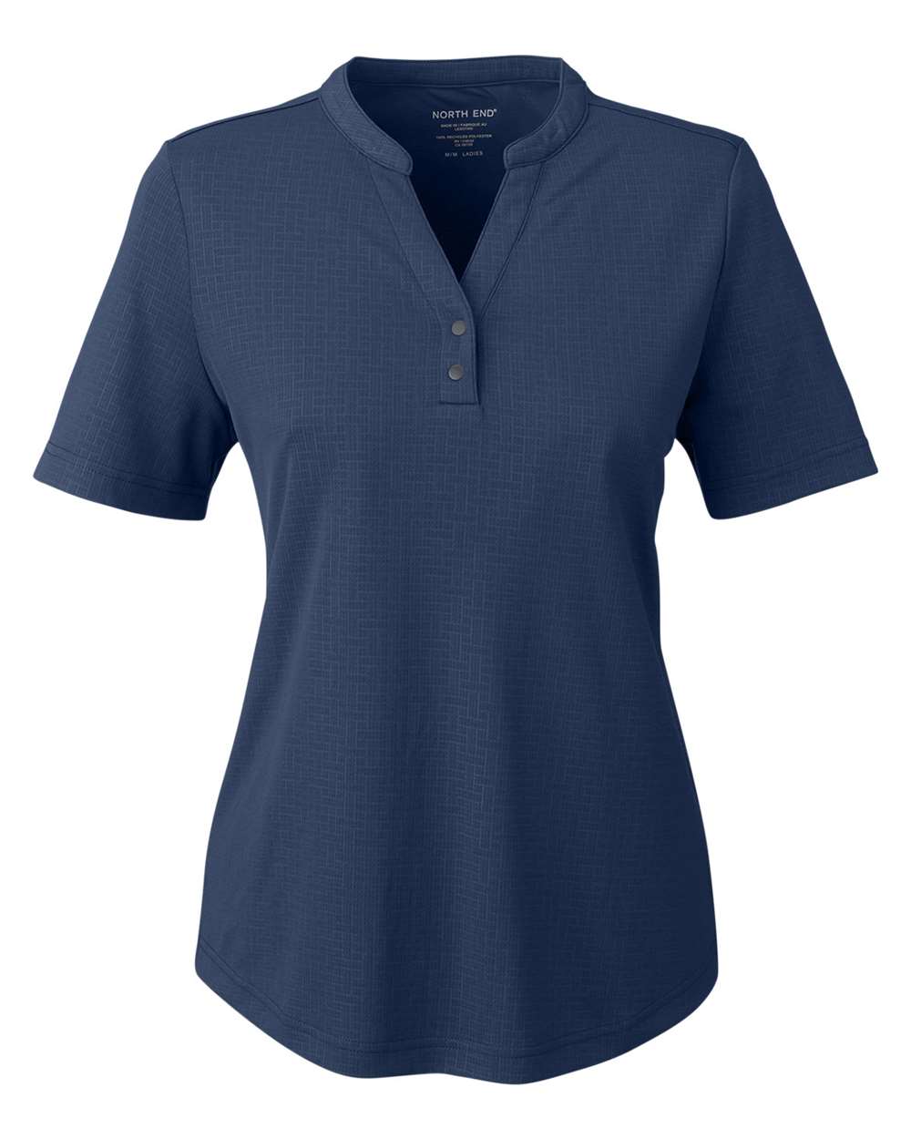 Women's Replay Recycled Polo - Front - B160D3652 - Classic Navy
