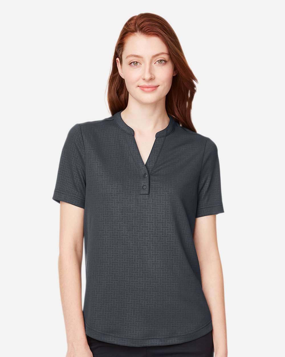 Women's Replay Recycled Polo - OnModelFront - B160D3592 - Carbon