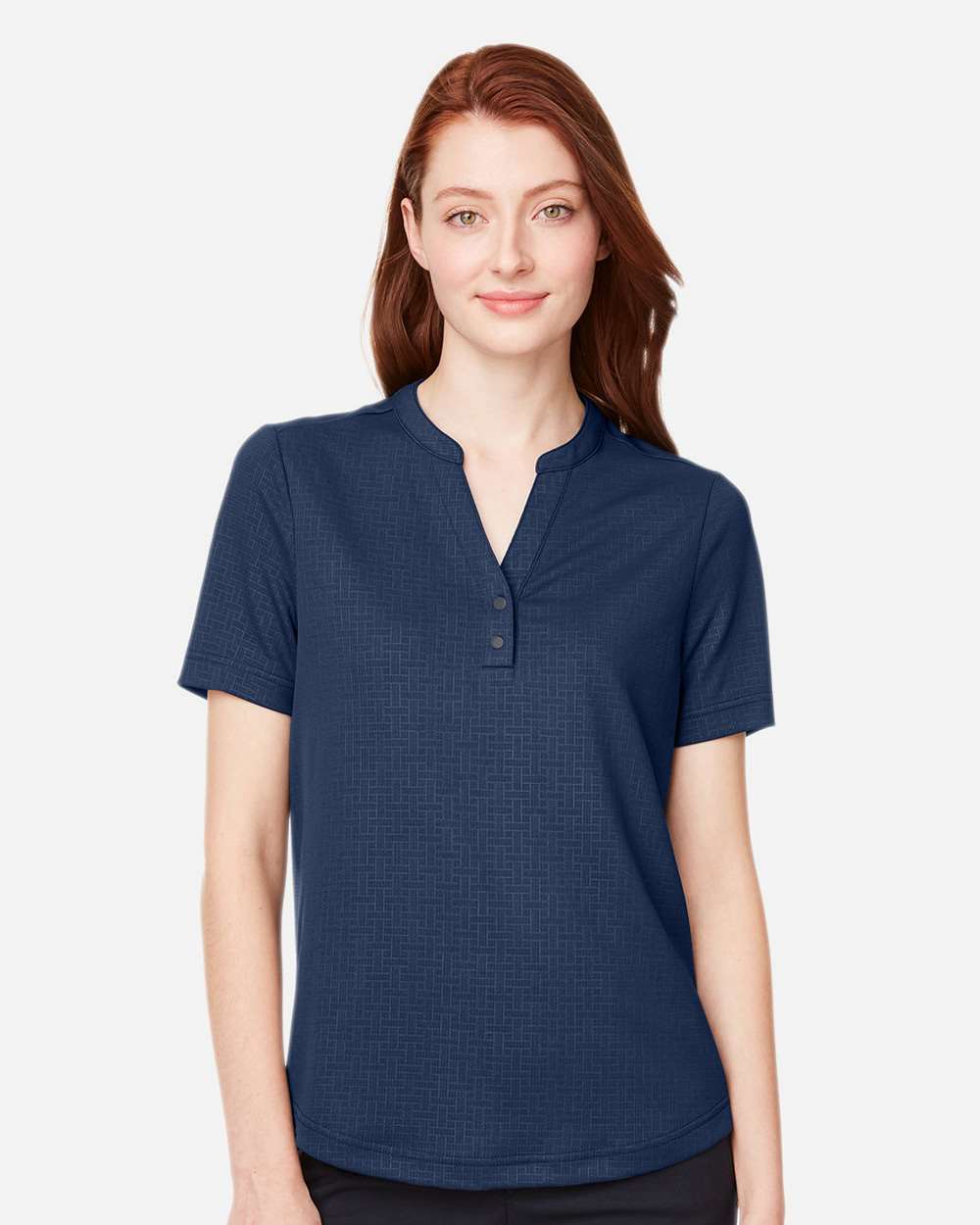 Women's Replay Recycled Polo - OnModelFront - B160D3652 - Classic Navy
