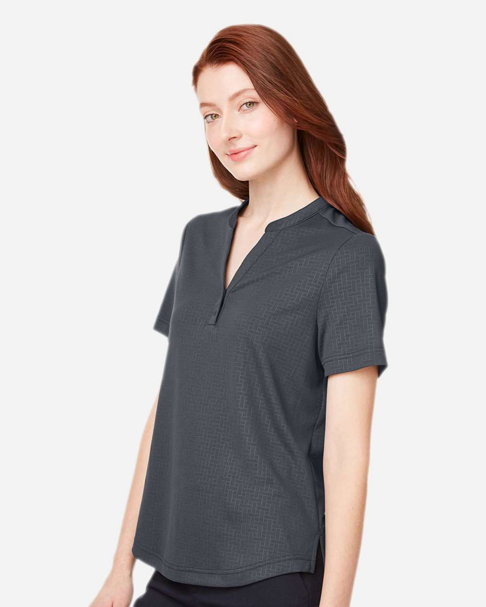 Women's Replay Recycled Polo - OnModelSide - B160D3592 - Carbon