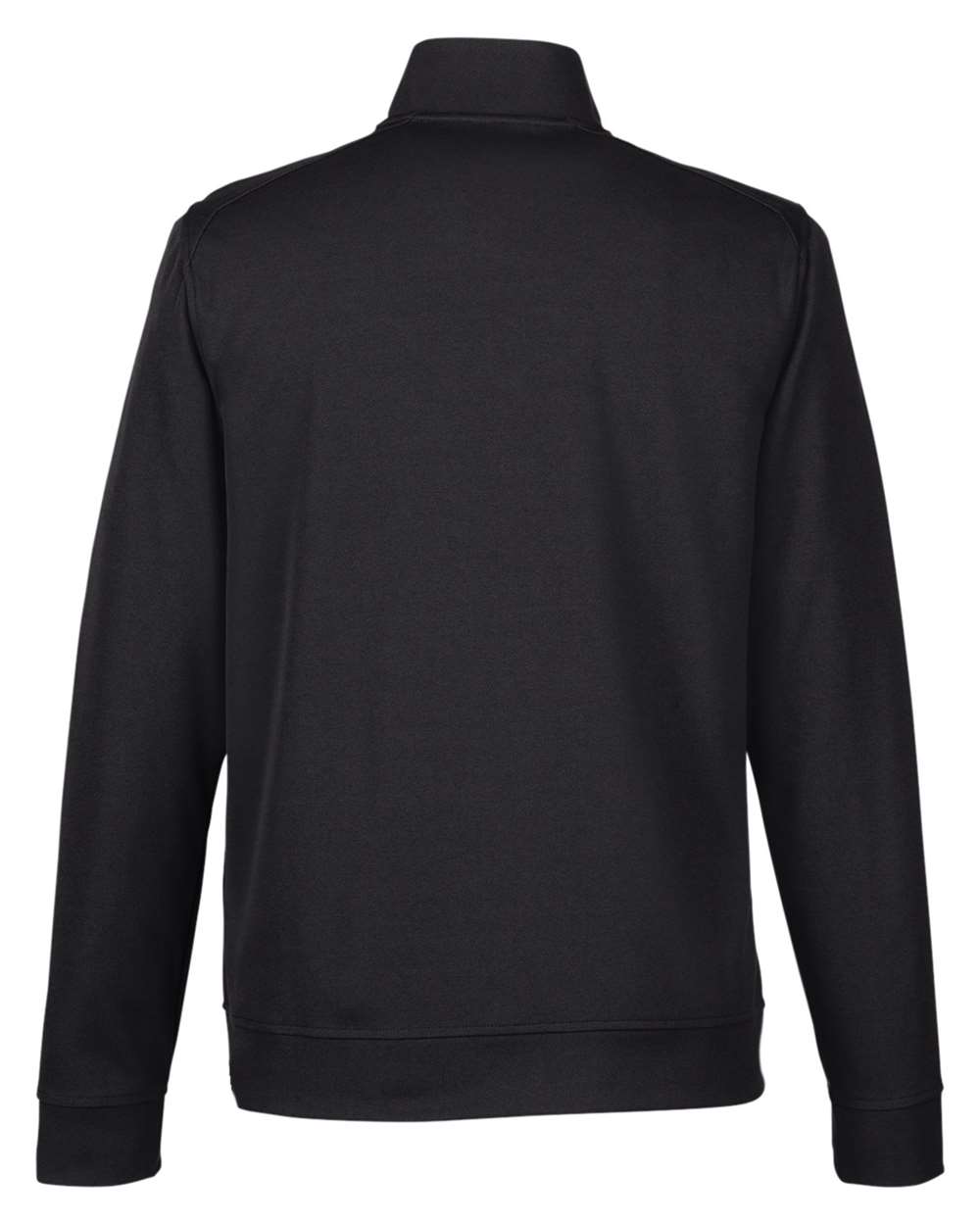 Men's Express Tech Performance Pique Quarter-Zip Pullover - Back - B176D3503 - Black