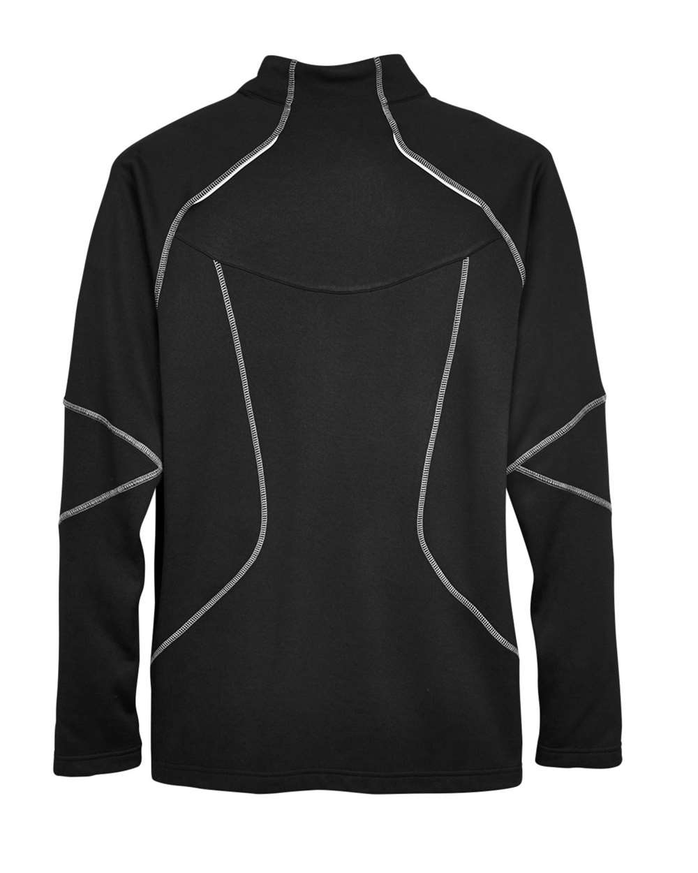 Men's Gravity Performance Fleece Jacket - Back - B144D3503 - Black