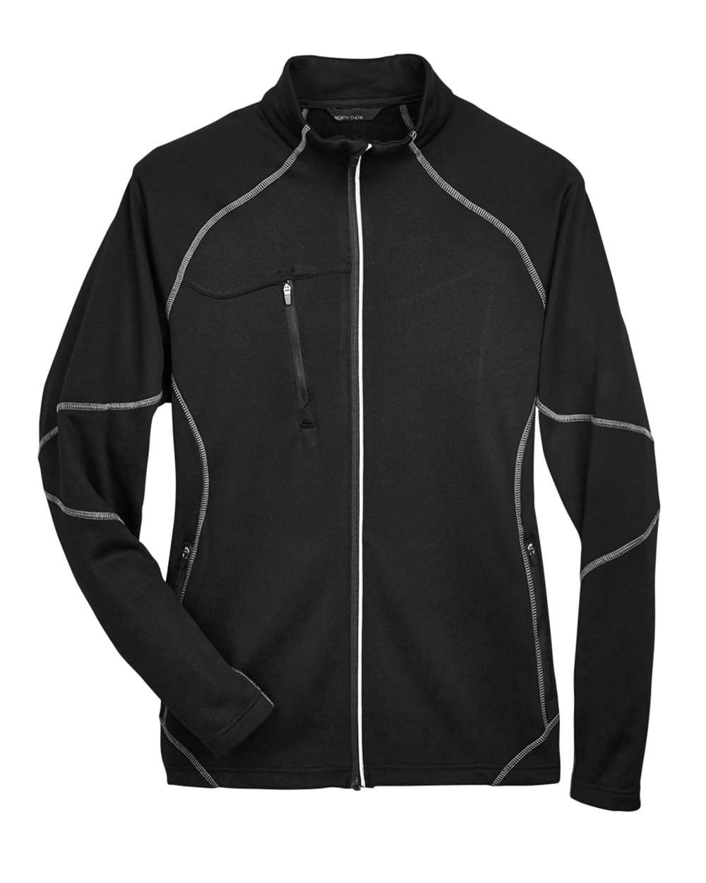 Men's Gravity Performance Fleece Jacket - Front - B144D3503 - Black