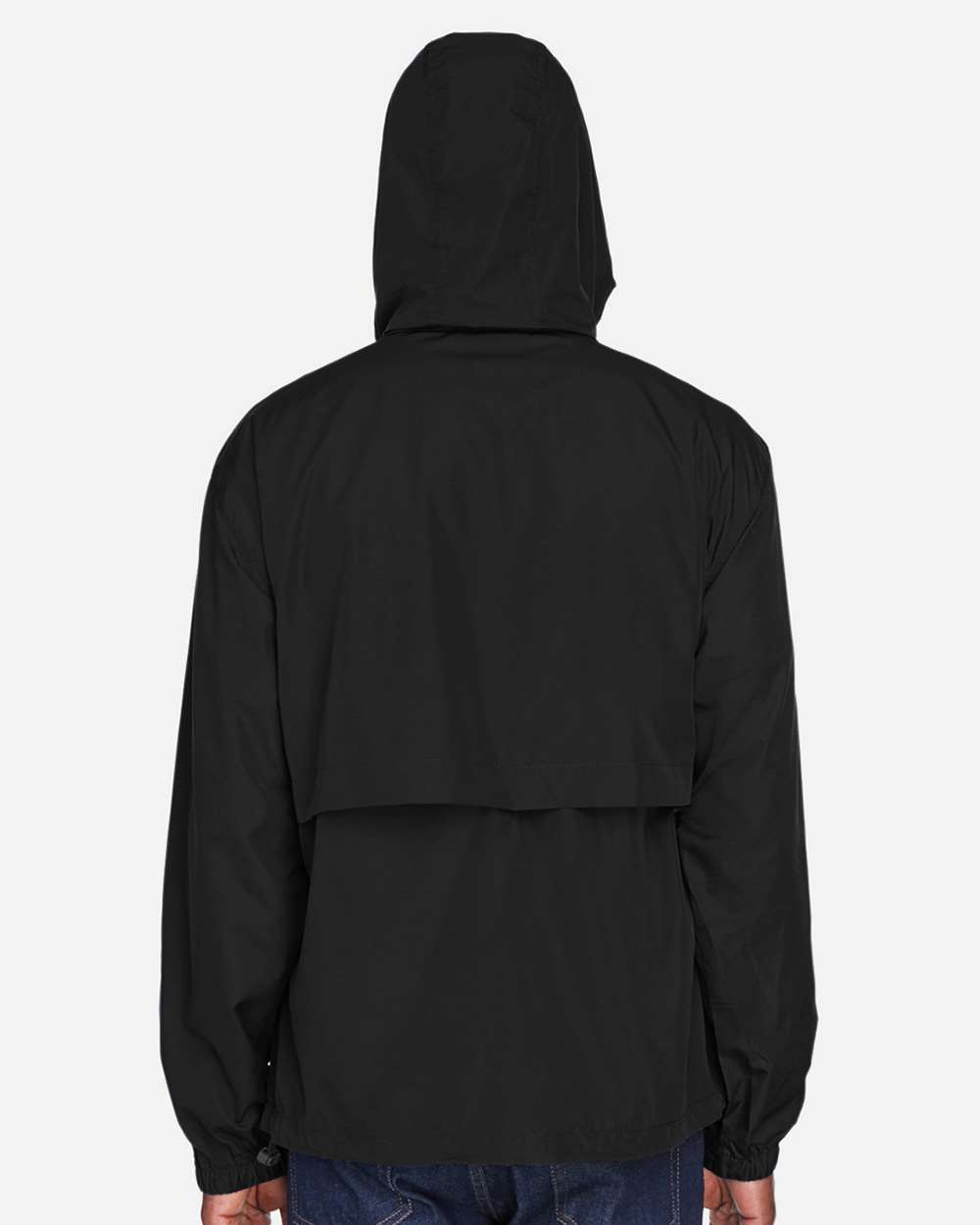 Men's Techno Lite Jacket - OnModelBack - B130D3502 - Black
